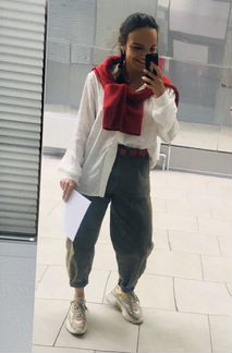 Рубашка с леопардовым принтом