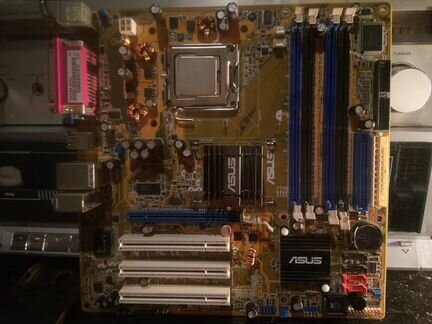 Мат. плата asus P5GV-MX Проц.Intel celeron D351