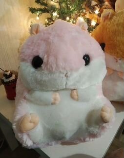 Хомяк 3 в 1 игрушка подушка плед
