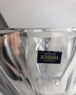 Ваза на подарок Богемия новая