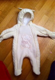 Конверт, комбинезон + шапочка в подарок