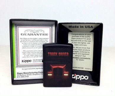 Зажигалка Zippo 78477 Truck Driver