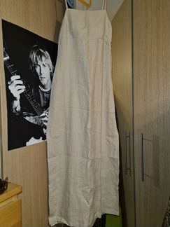 Льняное платье zara
