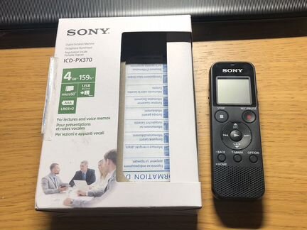 Цифровой диктофон sony icd-px370