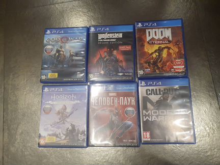 PS4 Pro с играми