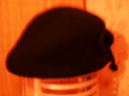 Шляпа интересная черная р 57