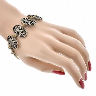 Браслет в древнерусском стиле из латуни 