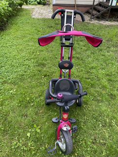 Велосипед трехколёсный с ручкой