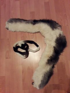 Воротник из канадской лисы