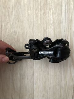 Переключатель задний shimano deore, M592, SGS, 9 с