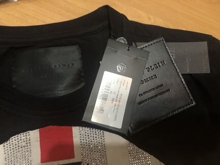 Philipp Plein Футболка оригинал череп стразы