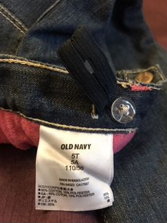 Джинсы синие на флисе Oldnavy, размер 110/5