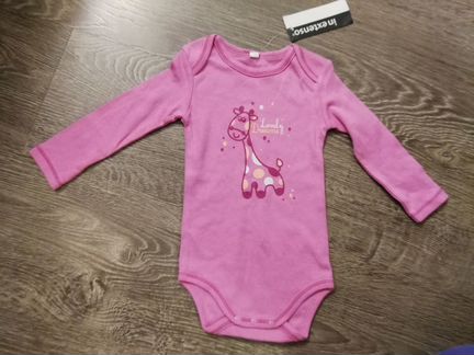 Боди новая хлопковая на девочку 80 см