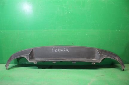 Юбка бампера задняя Skoda Octavia A7 2013