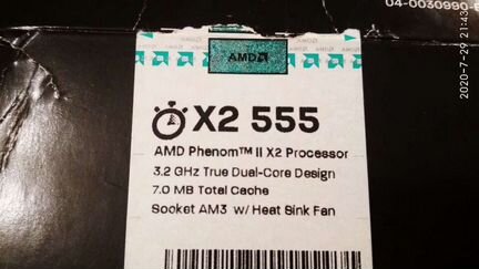 Процессор AMD Phenom II X2 555 Black Edition (X3)
