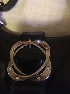 Сумка батон винтаж натуральная кожа