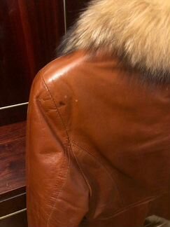 Куртка кожаная