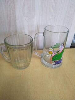 Кружки пивные СССР 1976г. Стопки Хрусталь 50г