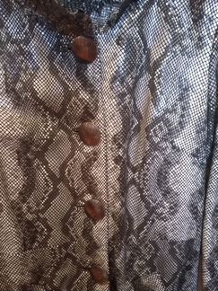 Куртка кожаная из питона