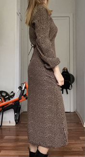 Платье в горошек Mango