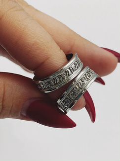 Обручальные кольца из белого золота