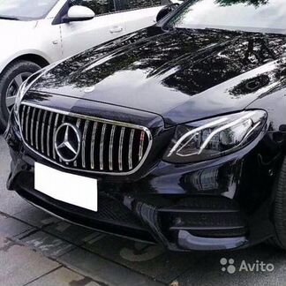 Решетка радиатора GT Style серебро Mercedes E213