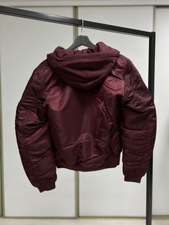 Бомбер Alpha Industries ма-1 Natus W бордовый