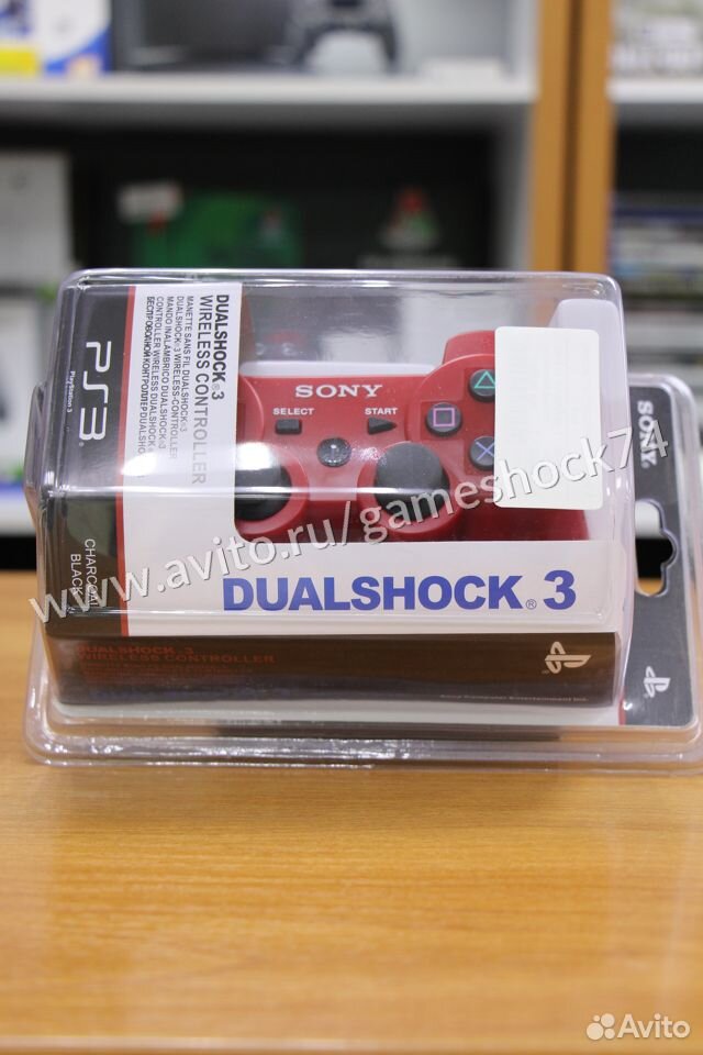 83512003625  Геймпад (PS3) Dualshock 3 Red (Аналог) 