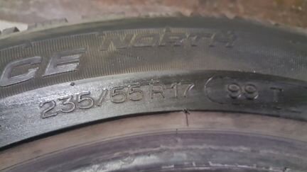235 55 17 Michelin X Ice North