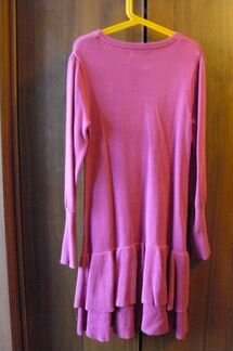 Платье трикотажное на девочку 10-12 лет