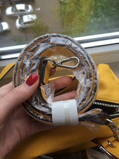 Новая сумка Zara желтая горчичная