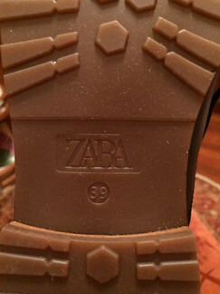 Ботинки мужские, размер 39, новые, Зара