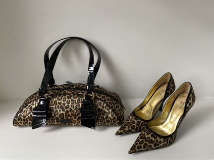 Туфли и сумка леопардовые