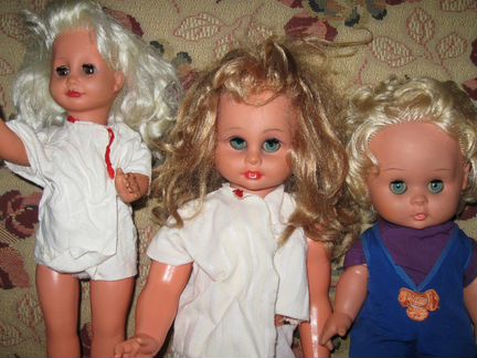 Куклы гдр и отечественные, времен СССР