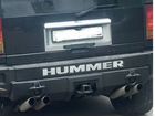 Буквы заднего бампер hummer H2