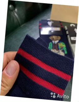 Носки Polo by Ralph Lauren хлопок (с мишкой)