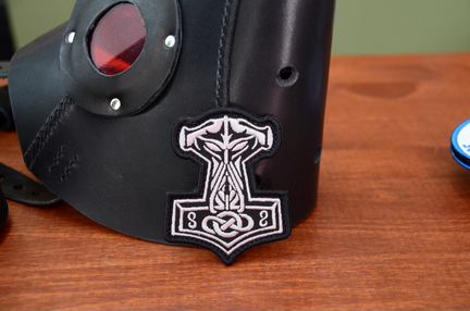 Молот Тора / Мьёльнир - Лик. Патч вышитый