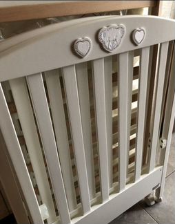 Кроватка детская Erbesi Abbraccio Италия+матрац