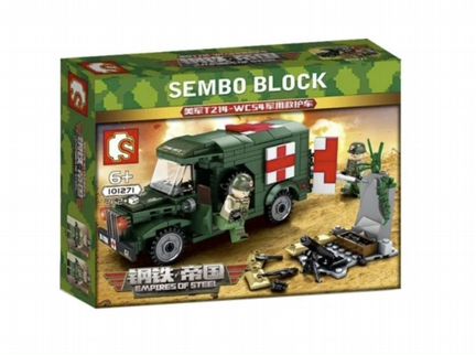 Конструктор Sembo Block Военная скорая помощь