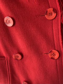 Jnby красное демисезонное полупальто