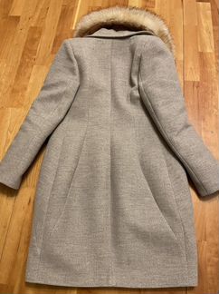 Пальто зимнее с натуральным мехом