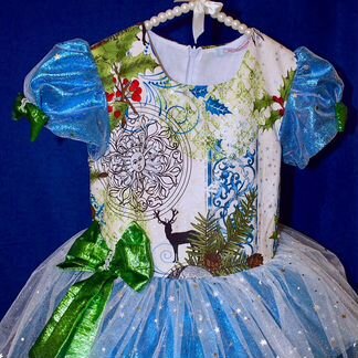 Новогоднее Платье Золушки для девочки