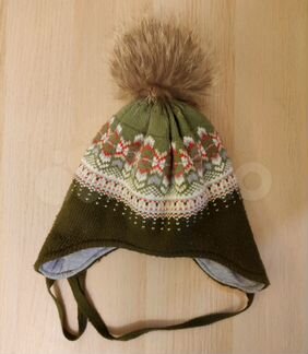 Шапка PriKinder детская зимняя с помпоном