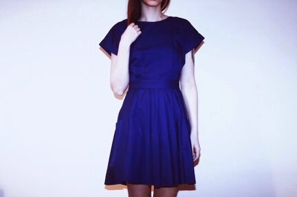 Платье синее TopShop