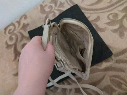 Итальянская новая кажаная сумка через плечо