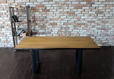 Стол в стиле лофт из массива ясеня. Акция