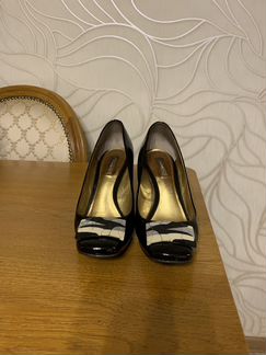 Туфли женские, кожаные, лаковые