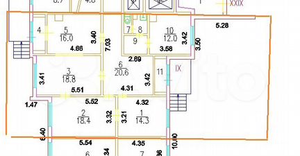 Помещение свободного назначения, 113.4 м²