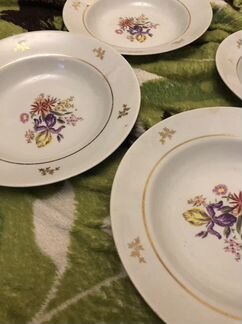 Тарелка для супа 4 шт СССР