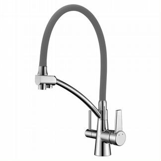 Смеситель Lemark Comfort LM3071C-Gray для кухонной мойки